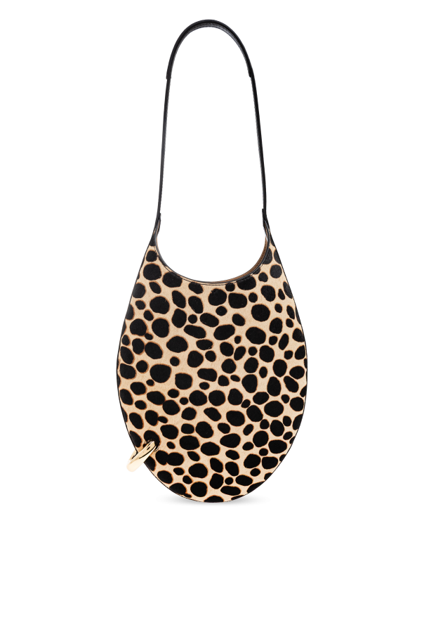 ショルダーバッグ・ポシェット   Women's Black White CKJ Sherpa Saddle Shoulder Amazon.com: Women's Zebra Print Tote Shoulder Bag Leather